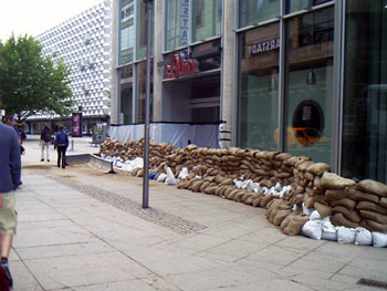 Elbe Hochwasser Dresden August 2002